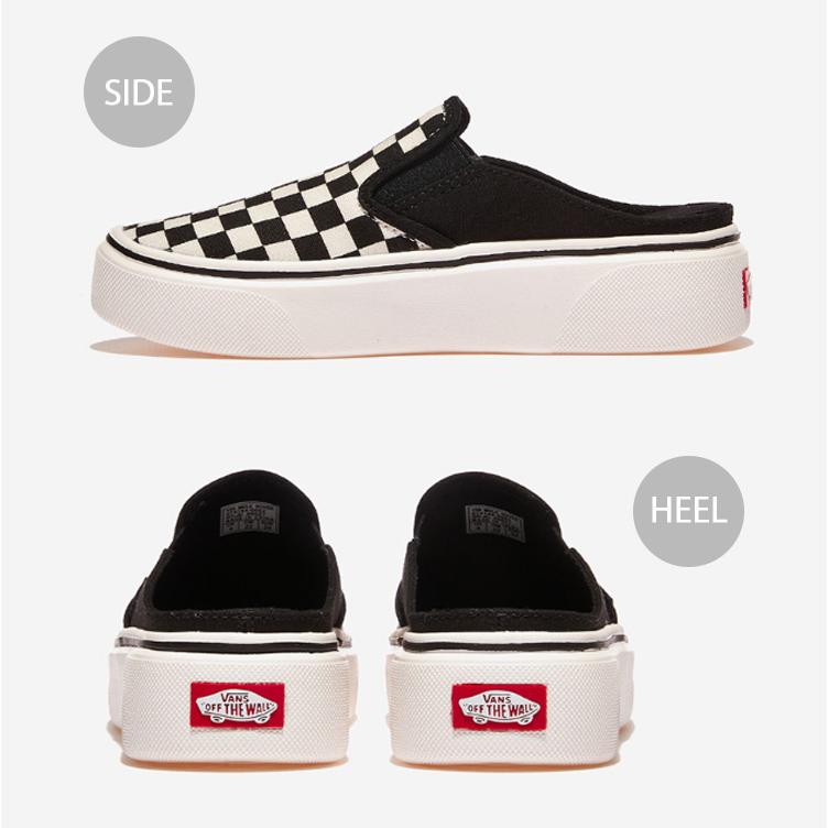 VANS バンズ スニーカー SLIP ON ML HOVER BLACK WHITE CHECK