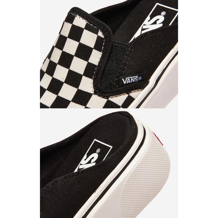 VANS バンズ スニーカー SLIP ON ML HOVER BLACK WHITE CHECK