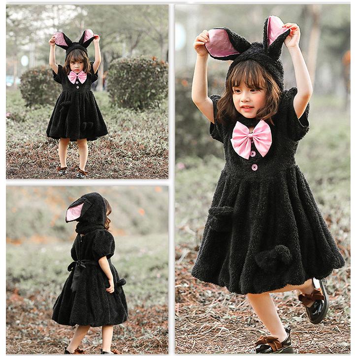 うさぎ コスプレ 子供用 うさぎ コスプレ 着ぐるみ ホワイト ウサギ キッズ コスチューム 帽子付き ハロウィン 仮装 子供 女の子 | ブランド登録なし | 07