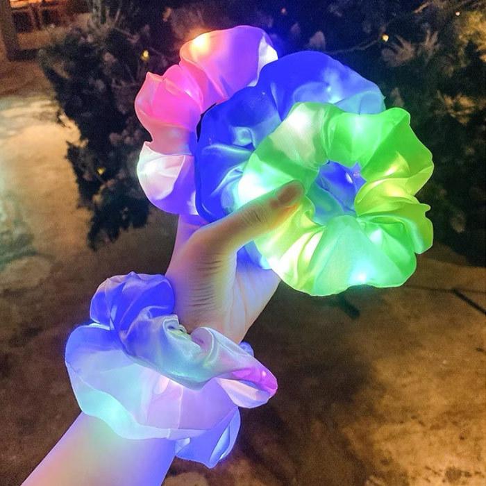 光るシュシュ 子供会 夏祭り 盆踊り お祭り イベント 夜店 子供 目立つ 光る シュシュ 30個 | ブランド登録なし | 03
