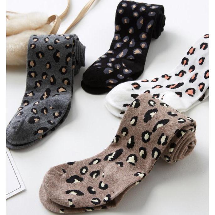 最終値下げ！キッズタイツ レギンス 子供服 ヒョウ柄タイツ 豹柄タイツ