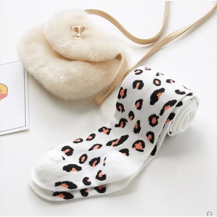 最終値下げ！キッズタイツ レギンス 子供服 ヒョウ柄タイツ 豹柄タイツ