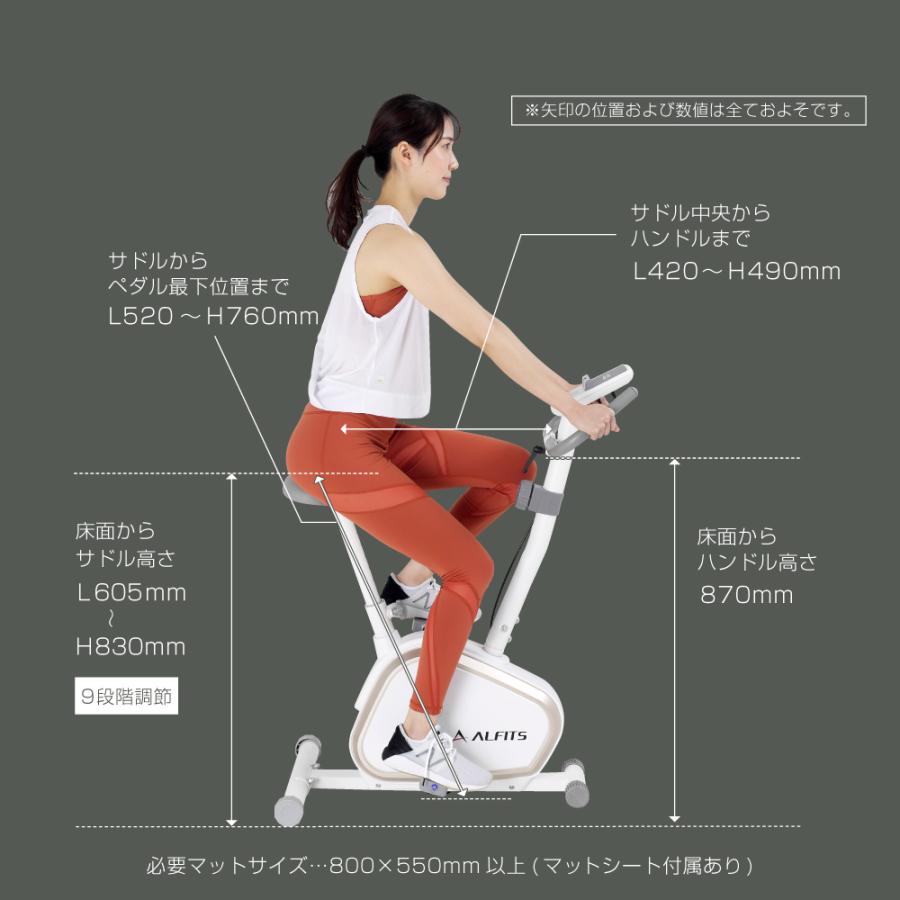 アルインコ フィットネスバイク 発電 充電 電源不要 静音 エアロ アルインコ フィットネスバイク 発電 充電 電源不要 静音 エアロ