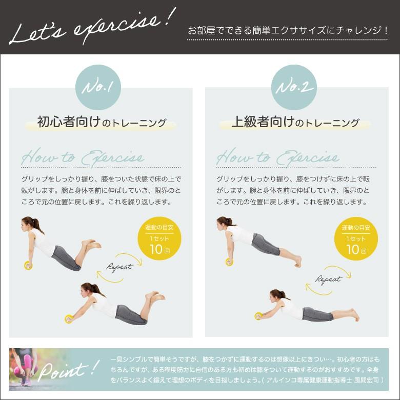 ALINCO（アルインコ） 腹筋ローラー アブローラー エクササイズ