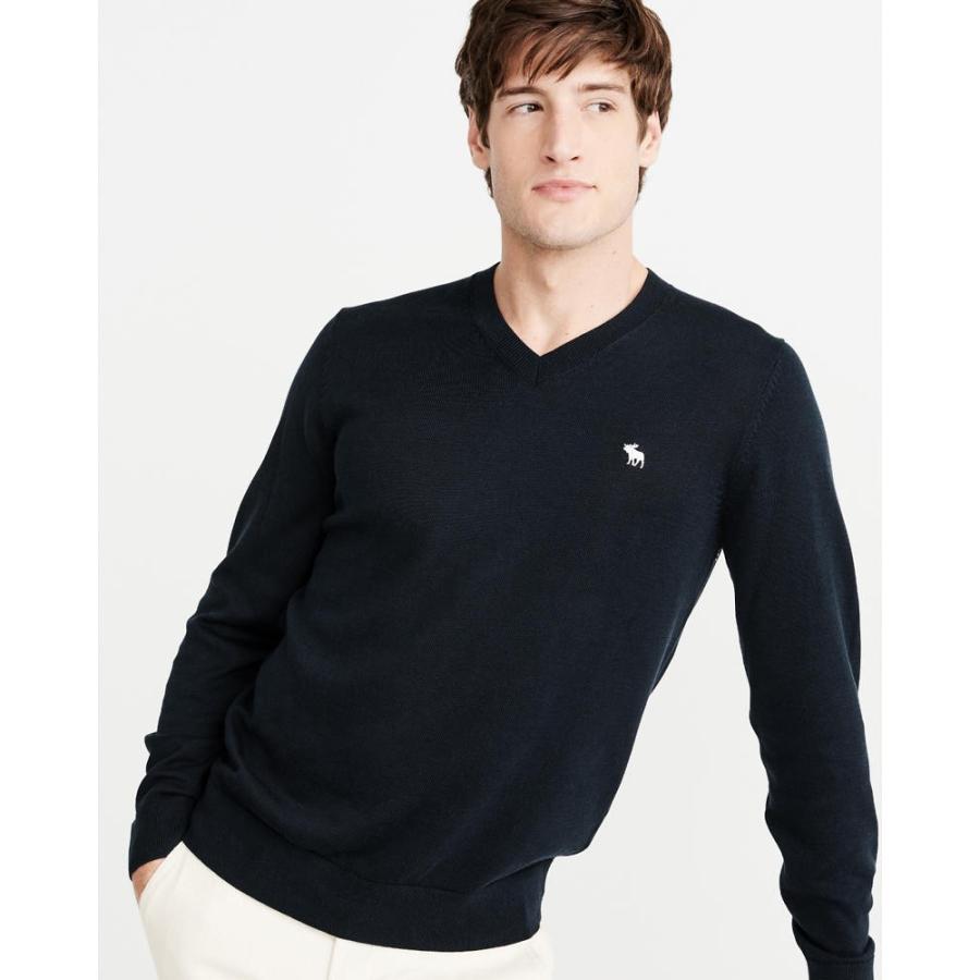 アバクロ メンズ セーター Abercrombie Fitch 正規品 A Fアイコン Vネックセーター 1 1 1360 0 A Free 通販 Yahoo ショッピング
