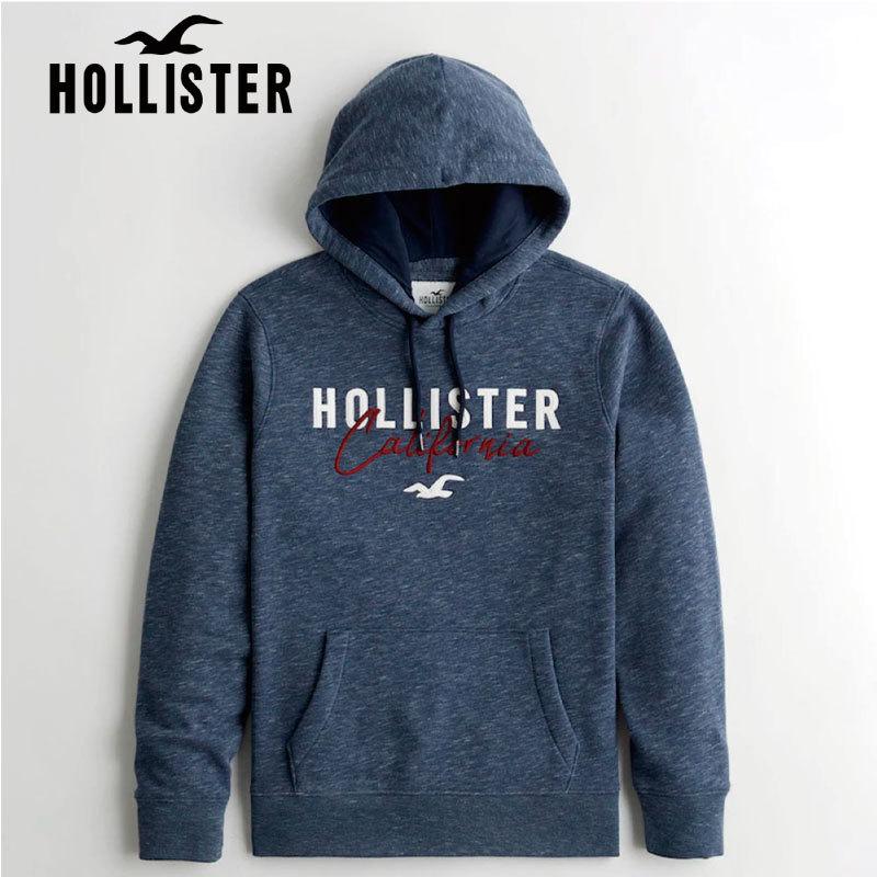 ホリスター Hollister メンズ パーカー アップリケロゴフーディー ネイビー 322 221 1097 2 A Free 通販 Yahoo ショッピング