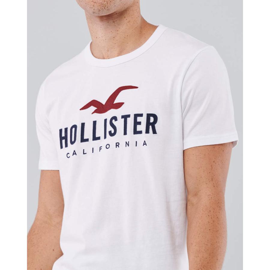 ホリスター Hollister メンズ Tシャツ 半袖 アップリケ ロゴグラフィックtシャツ ホワイト 323 248 0272 100 A Free 通販 Yahoo ショッピング