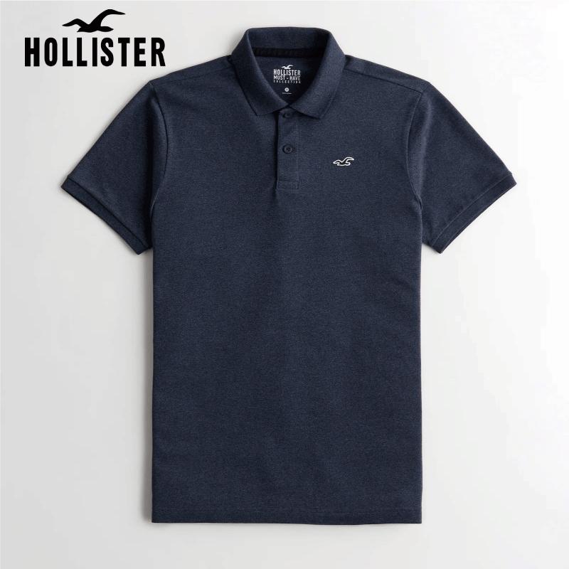 ホリスター Hollister メンズ ポロシャツ 半袖 ストレッチ アイコンポロ ネイビー 324 224 0760 0 A Free 通販 Yahoo ショッピング