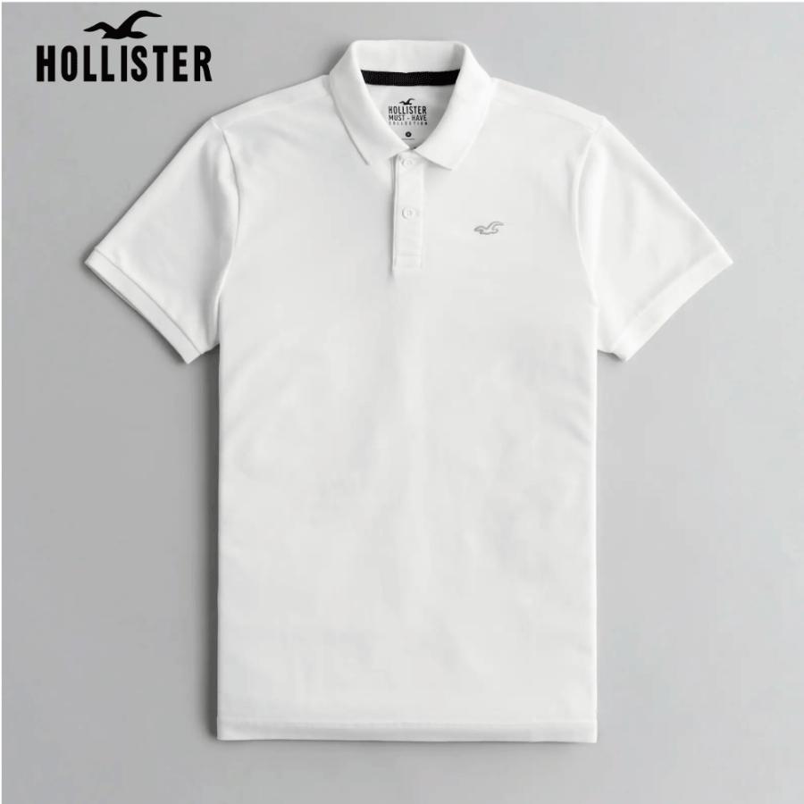 ホリスター HOLLISTER メンズ ポロシャツ 半袖 ロゴアイコン