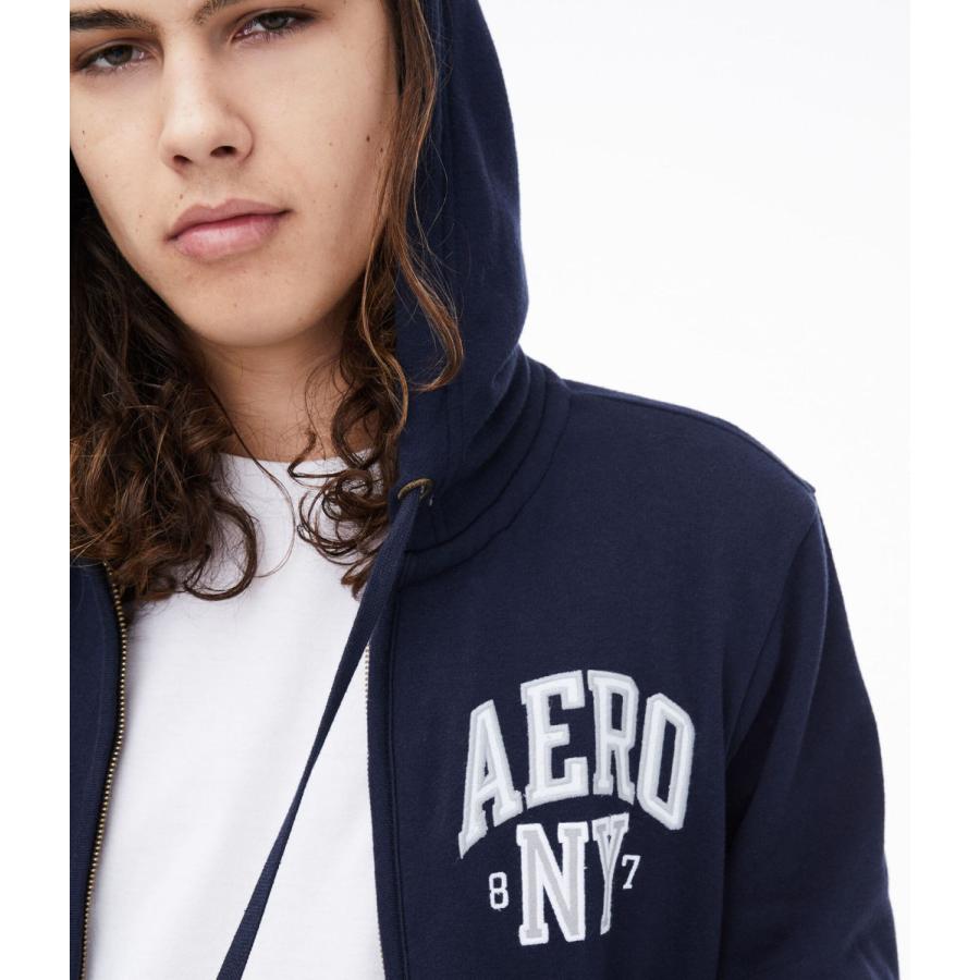 クリアランスセール メンズ パーカー ブランド エアロポステール 正規品 長袖 Aeropostale フルジップフーディー ネイビー 5439 Cadetnavy A Free 通販 Yahoo ショッピング