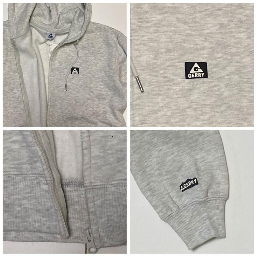 GERRY（ジェリー） メンズ パーカー 裏起毛ワンポイント発泡プリント