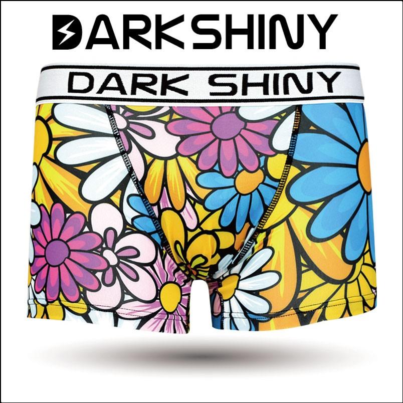 ボクサーパンツ ダークシャイニー DARKSHINY メンズ 水着 おしゃれ ブランド フラワー パステルカラー MOSH03 Flowers｜a-freeshop