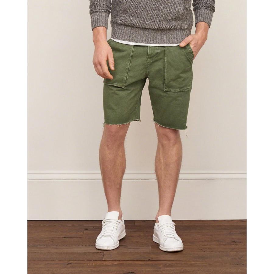 Abercrombie&Fitch アバクロ ハーフパンツ 新作 ファティーグ