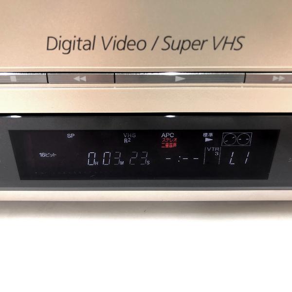 完全動作品 SONY DV/S-VHSダブルデッキ WV-DR7 リモコン・取説付き | SONY | 03