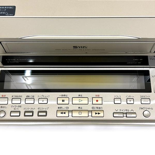 完全動作品 Panasonic S-VHS ビデオカセットレコーダー NV-SB800W リモコン | Panasonic | 06