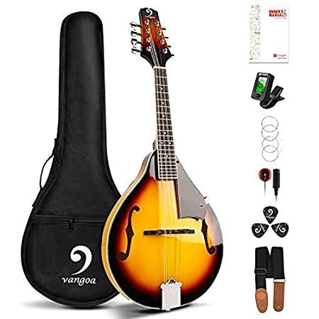 特別価格Vangoa Aスタイル マンドリン 楽器 サンバースト 8弦 アコースティック マンドリン チューナー 弦 バッグ ピック 付き好評販売中  :B07XJML192:a・gen store - 通販 - Yahoo!ショッピング