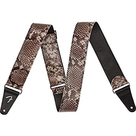 国内外の人気！ 特別価格Fender Wild Faux Snakeskin Leather Strap, 2" Snake Skin好評販売中 ストラップ