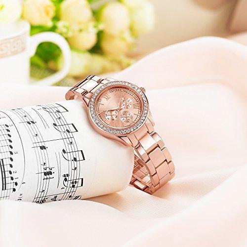 10 Off レディース Dwg 腕時計 ピンク 高級感 イタリアデザイナー 日本製クォーツ 電池交換可能 ローマ数字 クリスタル 腕時計 Www Sustentec Com Br