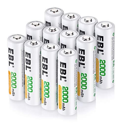 Ebl 単3形充電池 充電式ニッケル水素電池 12個入 ケース付き 3 最小容量2000mah 約1200回使用可能 Wssj B01ms2l4tq A Gen Store 通販 Yahoo ショッピング