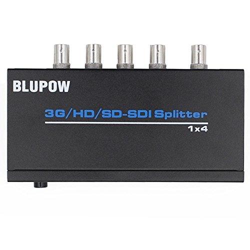 BLUPOW SDI分配器 1入力4出力 sdi延長器 スプリッター 1080P対応 SD 