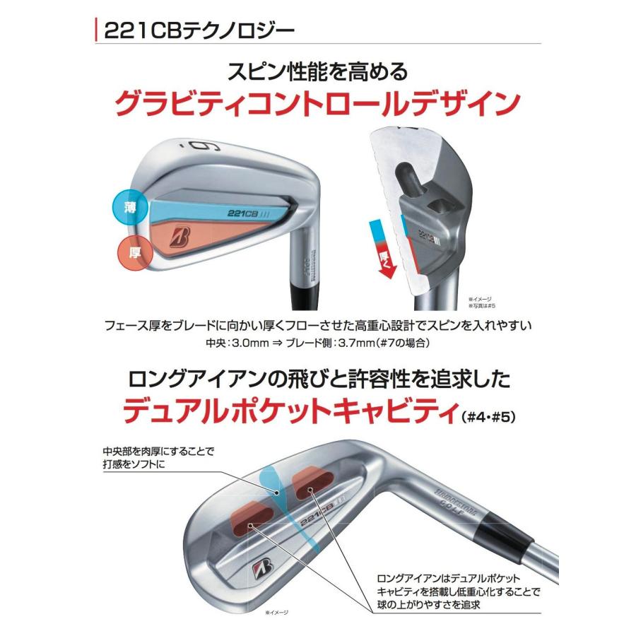 ブリヂストンBシリーズ221CB アイアンセット