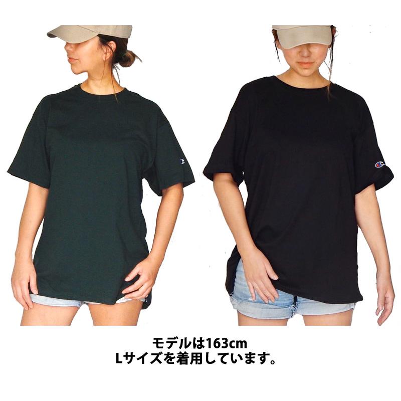 【2点で200円、4点で400円OFFクーポン】CHAMPION チャンピオン ワンポイント ロゴ コットン tシャツ 5.2oz 無地 半袖 しっかり生地 シンプル｜a-grade-fukuoka｜20