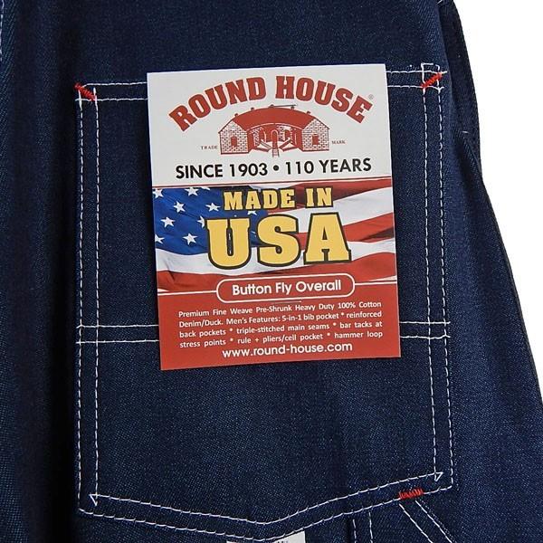 【セール！ W32のみ】 MADE IN USA　ROUND HOUSE ラウンドハウス デニム オーバーオール 未洗い アメリカ製｜a-grade-fukuoka｜09