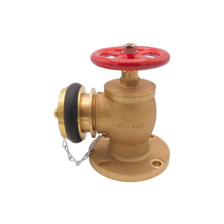 パルプンテ フランジ付 町野式バルブ ゲートバルブ BC 65×90° 5KF 65mm（2・1/2