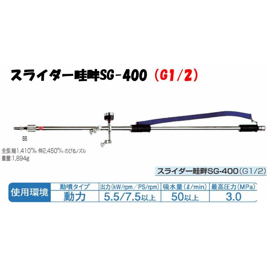 スライダー畦畔ノズル