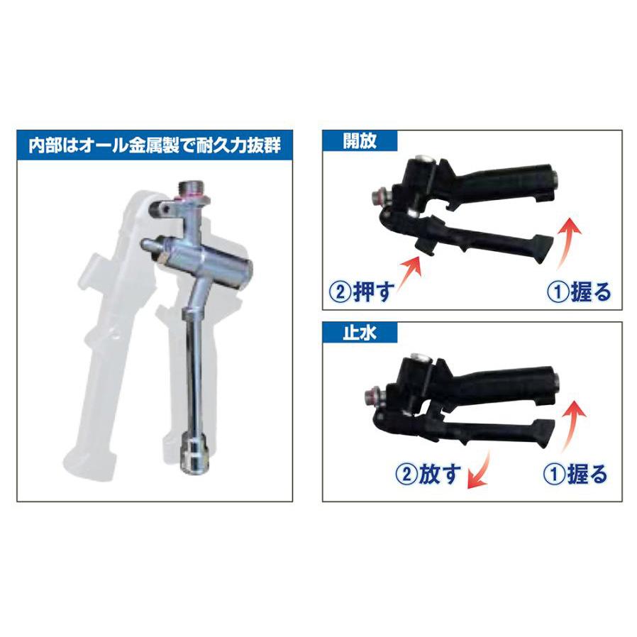 永田製作所 ハイレバーコック N-6 G1/4 最高使用圧力 6.0Mpa 片手で