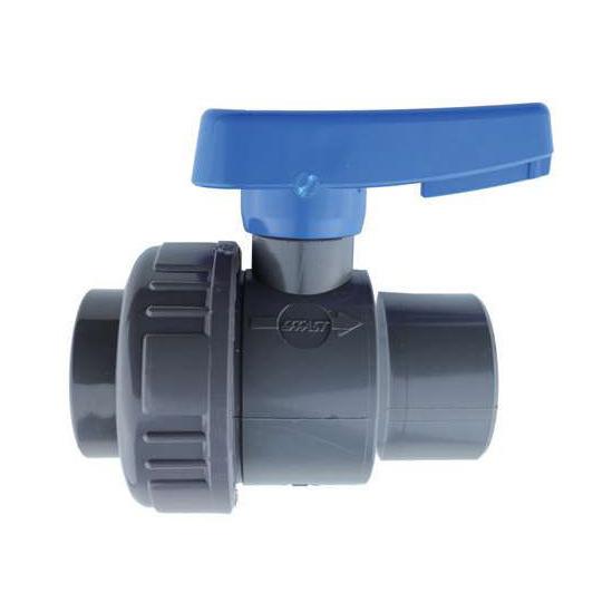 PVC製 ユニオンボールバルブ AV-15B 1/2”メスネジ（13mm）片側