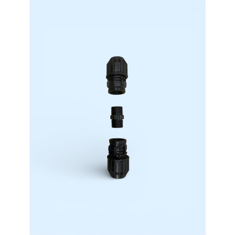 ナノバブル供給器 FBN-20 ニップル 式 取付口径 20mm （3/4”） 特許