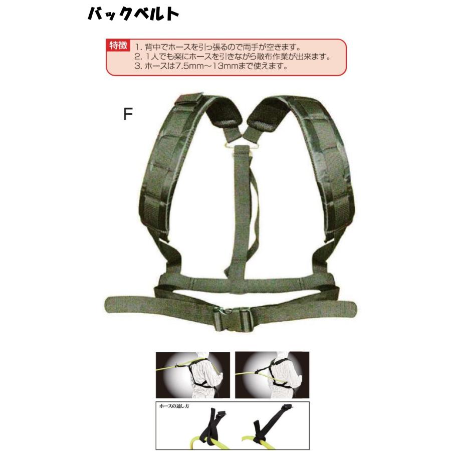 永田製作所 バックベルト ホース引きベルト ホース径7.5〜13mm用