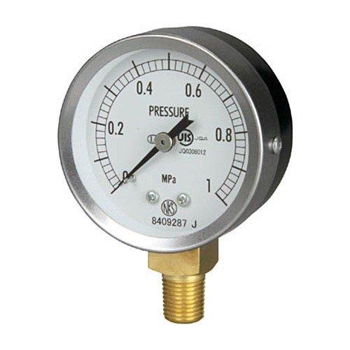 汎用型圧力計（A枠/立形）60Φ GS50 長野計器 GS50-121 1.0MPa
