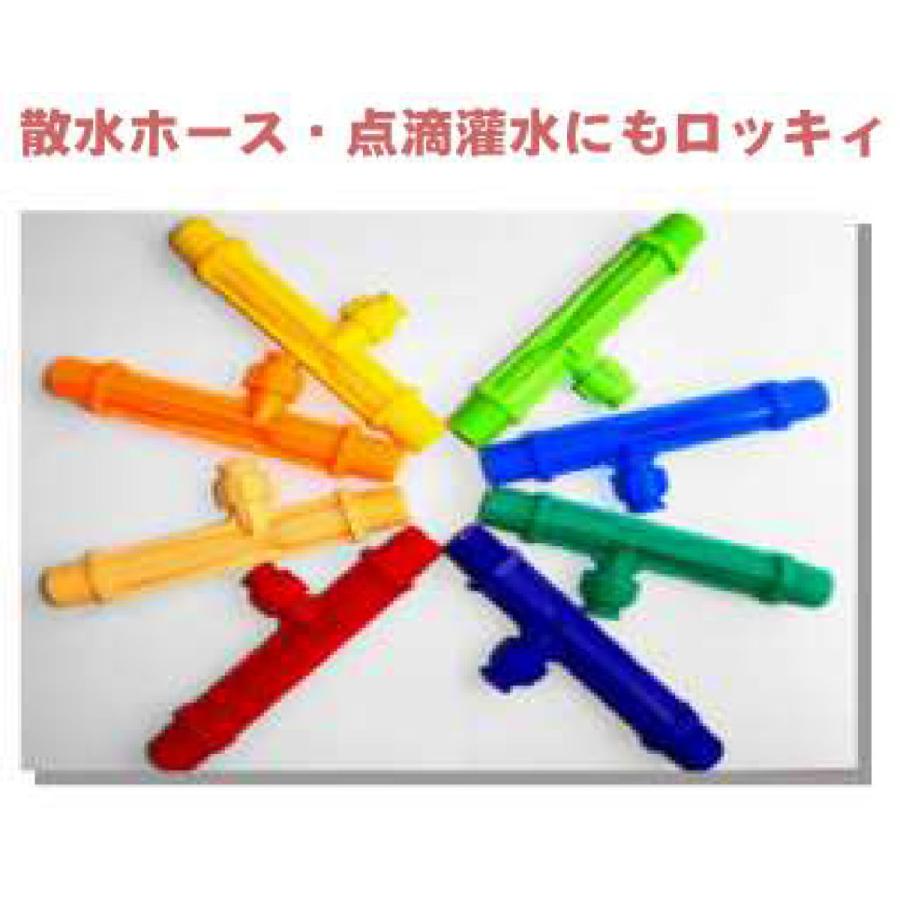 空気混入型園芸用散水器 ロッキィ 4 青色 40mm 根域空気供給機