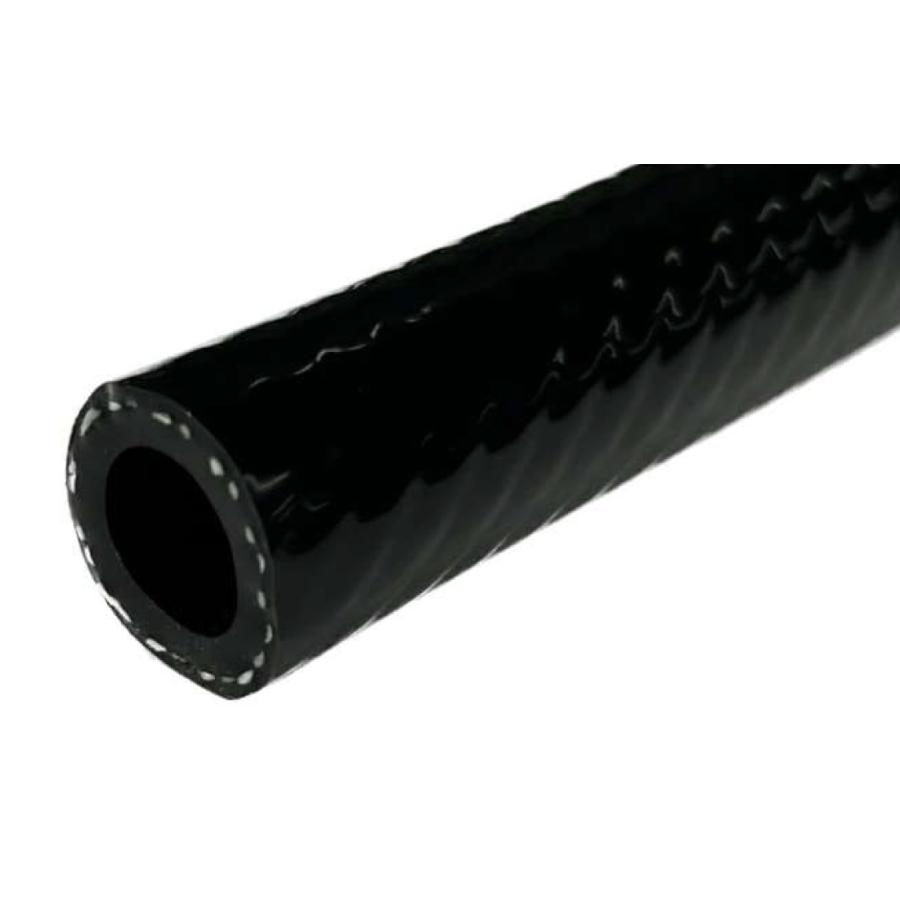 50mシャワーホース シャワーホース黒 糸入 （耐圧ホース） 50m 外径15mm × 内径9mm : AQUA