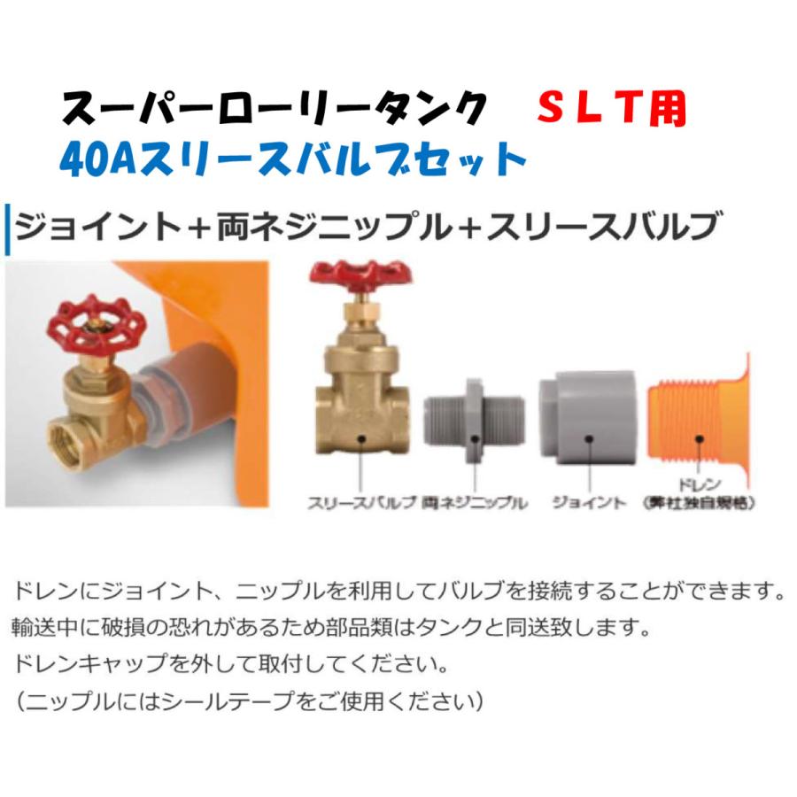 スイコー製 ＳＬＴ スーパーローリータンク用 ４０Ａスリースバルブセット ＳＬＴ４０ＡＳＴ