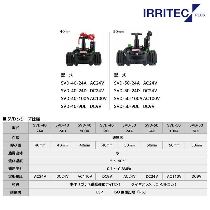 樹脂製 電磁弁パーツ SVD用 ソレノイド AC-24V DC-24V Dorot ドロット