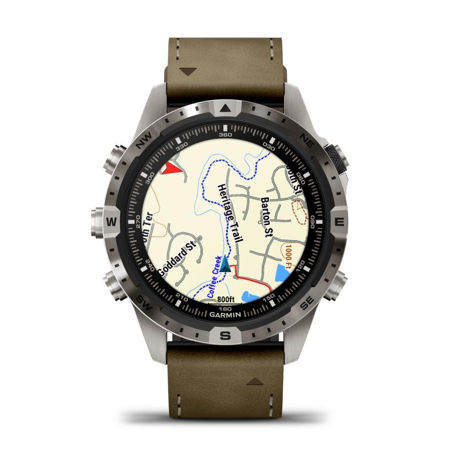 １０％OFFクーポン対応【日本正規品】GARMIN MARQ Adventurer (Gen 2) ガーミン マーク アドベンチャー スマートウォッチ チタン  010-02648-D2｜a-inoko｜08