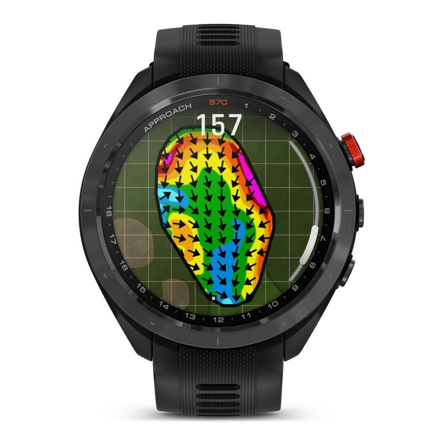 Approach ガーミン正規販売店 S70 47mm Black Suica 対応 アプローチ