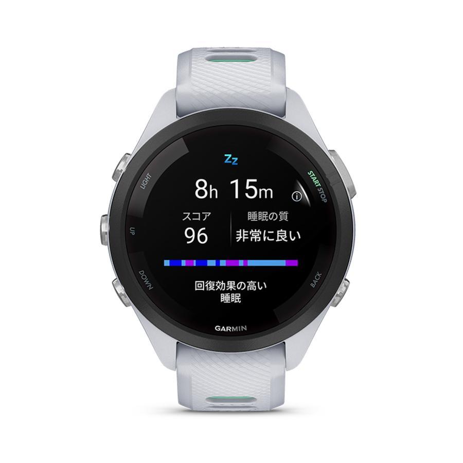 日本正規品 GARMIN ガーミン フォアランナー Forerunner 265S ランニングウォッチ コンパクトサイズ, White 010-02810-44｜a-inoko｜12