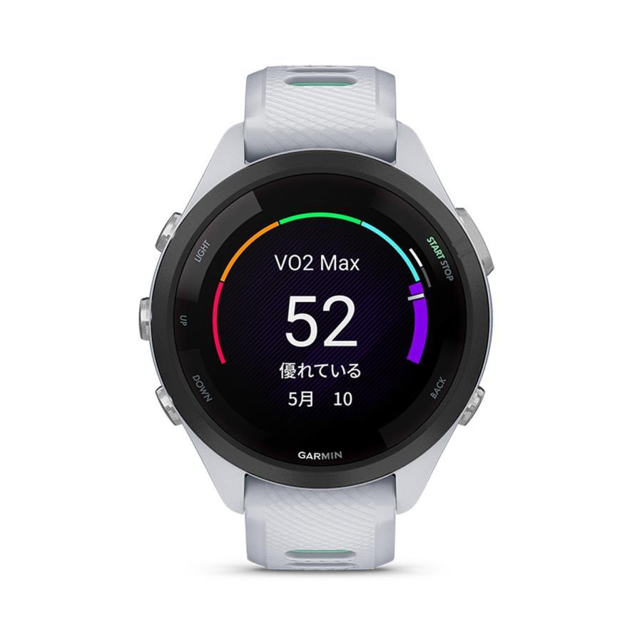 日本正規品 GARMIN ガーミン フォアランナー Forerunner 265S ランニングウォッチ コンパクトサイズ, White 010-02810-44｜a-inoko｜03