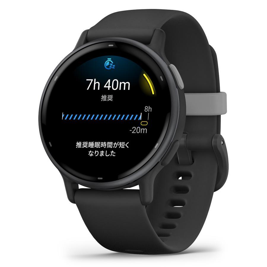 日本正規品 GARMIN ガーミン スマートウォッチ ヴィヴォアクティブ５　vivoactive 5 Black / Slate (Suica対応) GPS ダイエット フィットネス 010-02862-40｜a-inoko｜13