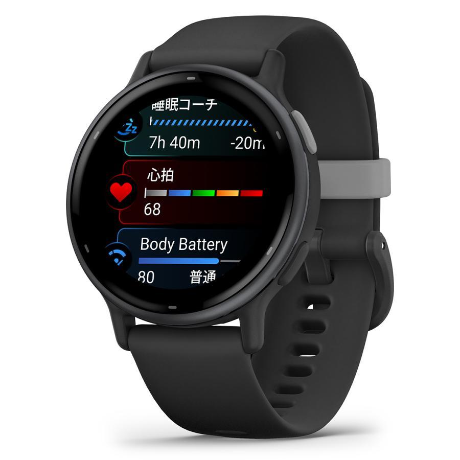 日本正規品 GARMIN ガーミン スマートウォッチ ヴィヴォアクティブ５　vivoactive 5 Black / Slate (Suica対応) GPS ダイエット フィットネス 010-02862-40｜a-inoko｜15