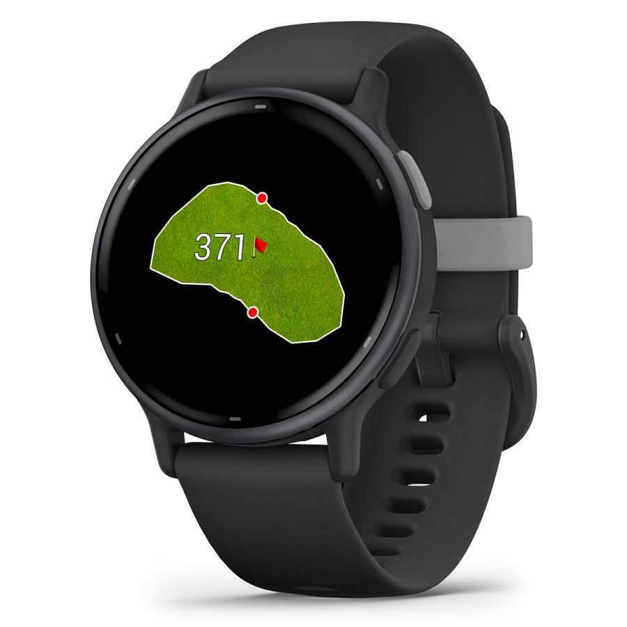 日本正規品 GARMIN ガーミン スマートウォッチ ヴィヴォアクティブ５　vivoactive 5 Black / Slate (Suica対応) GPS ダイエット フィットネス 010-02862-40｜a-inoko｜08