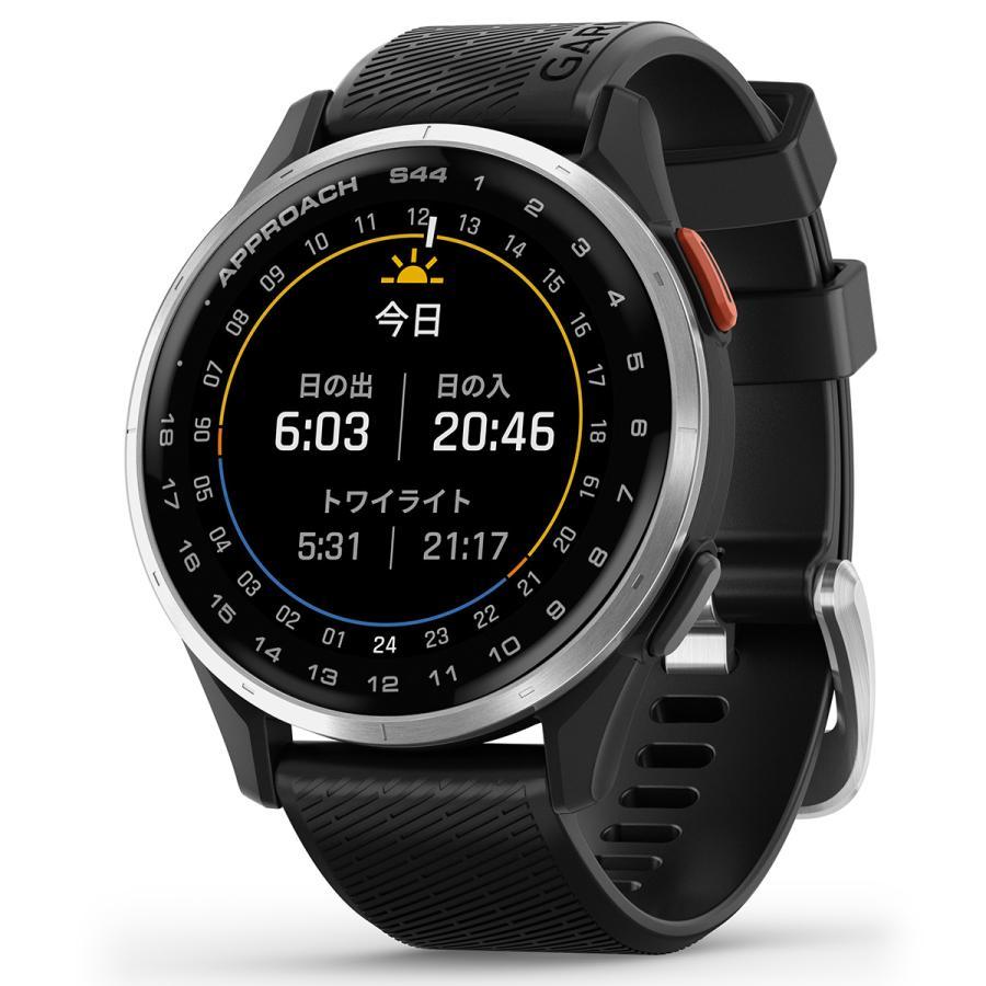 【新品同様】GARMIN Approach S44 ブラック Approach ガーミン正規販売店 S44 ブラック Suica 対応 アプローチ GPS
