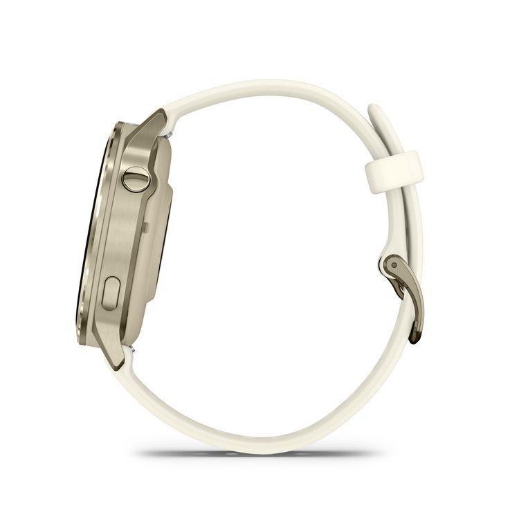 日本正規品 GARMIN ガーミン スマートウォッチ べニュー４ GPS  Venu 4 Lunar Gold / Bone 41mm (Suica対応) 010-03013-30の画像