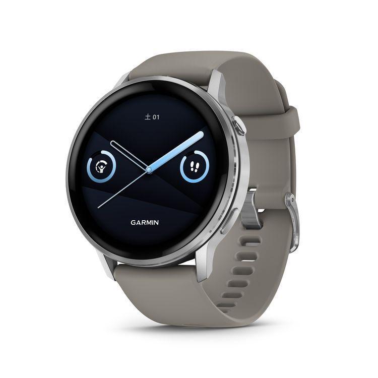 日本正規品 GARMIN ガーミン スマートウォッチ べニュー４ GPS  Venu 4 Silver / Gray 45mm (Suica対応) 010-03014-31の画像