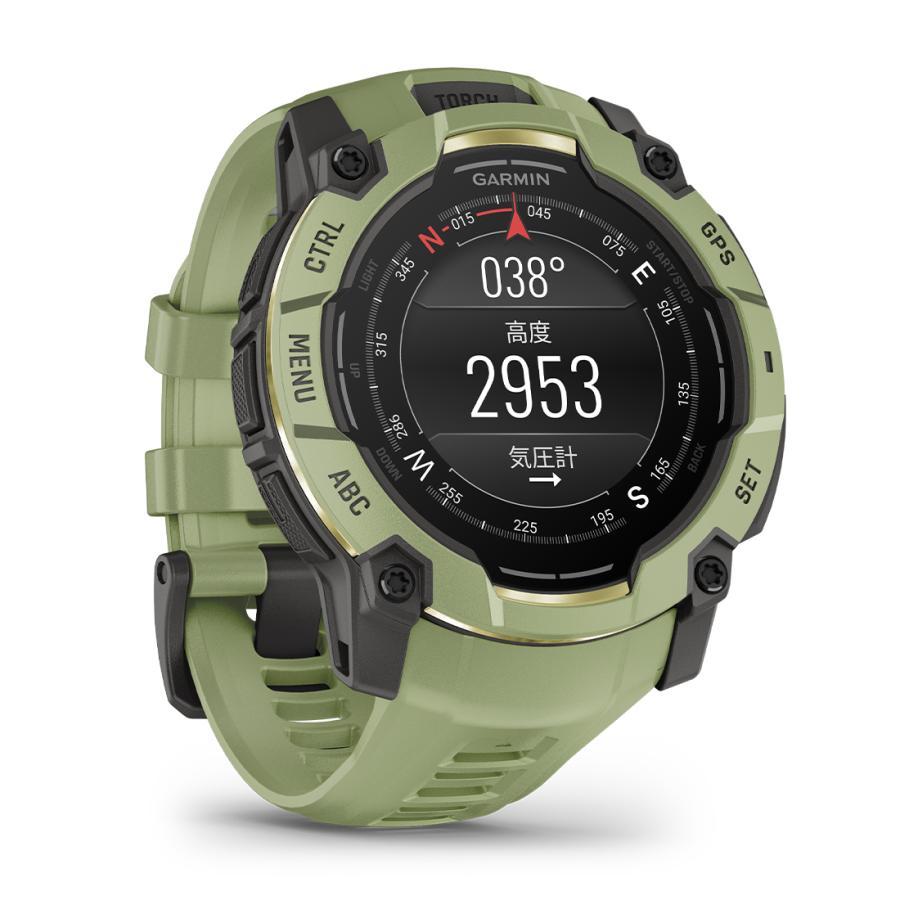 日本正規品 ガーミンインスティンクト３　Instinct 3 50mmサイズ AMOLED Alpine Rush アルパインラッシュ Fern Green ファーングリーン 数量限定 010-03020-32_2