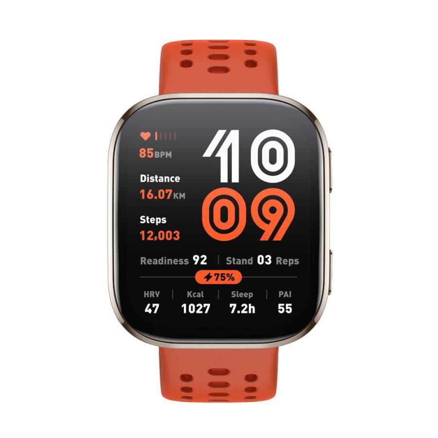 Amazfit アマズフィット スマートウォッチ Bip6 ビップ6 レッド 腕時計